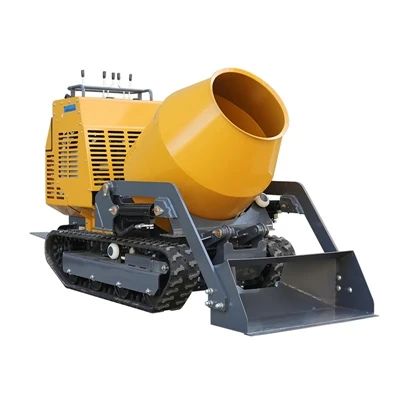 Xinleichuang Machinery Is Efficient And Flexible! Small Crawler Concrete Mixe...