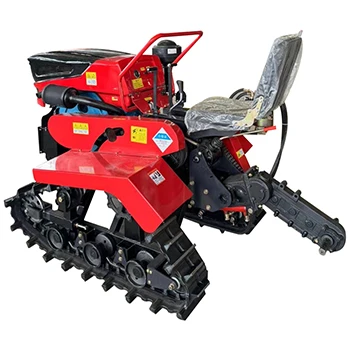 Cost-effective crawler rotary tiller